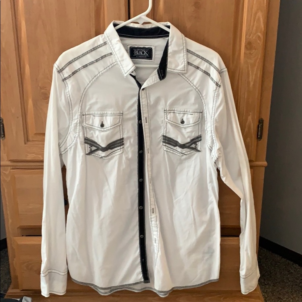 BLACK buckle shirt